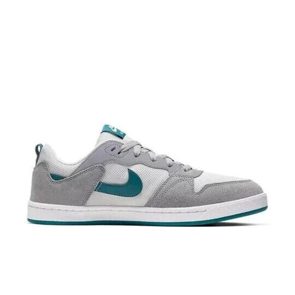 Nike Men’s Alleyoop SB Particle Gray Geode Teal - CJ0882-003 New Choose Size - Picture 2 of 8